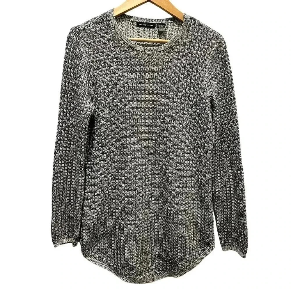 New Jeanne Pierre Women’s‎ Textured Knit Sweater Small